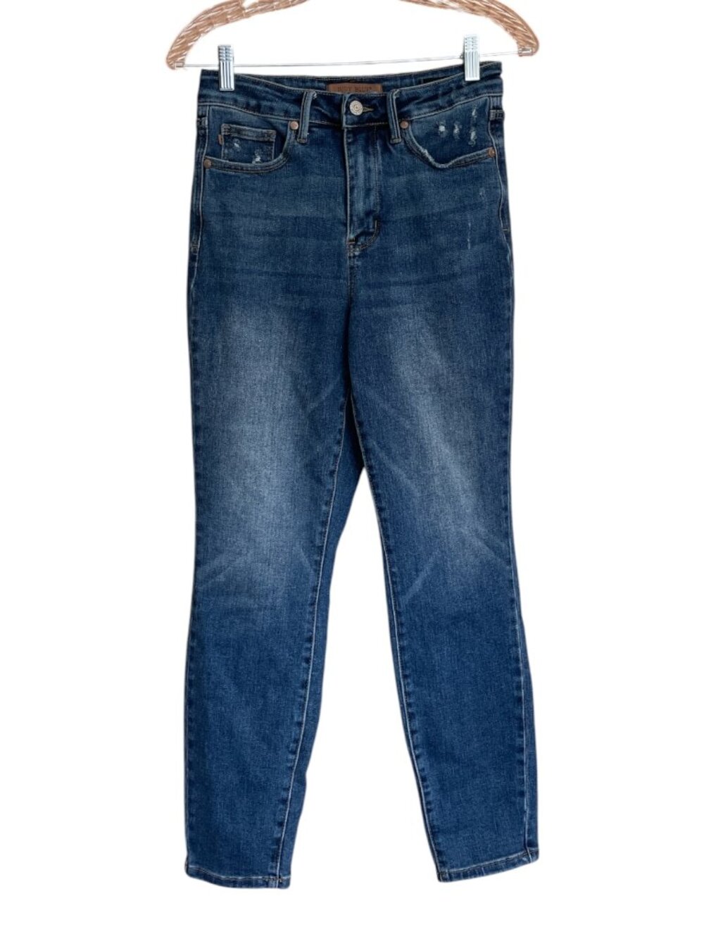 Judy Blue JB88776 Tummy Control High Waist Slim Fit Jeans Dark Wash